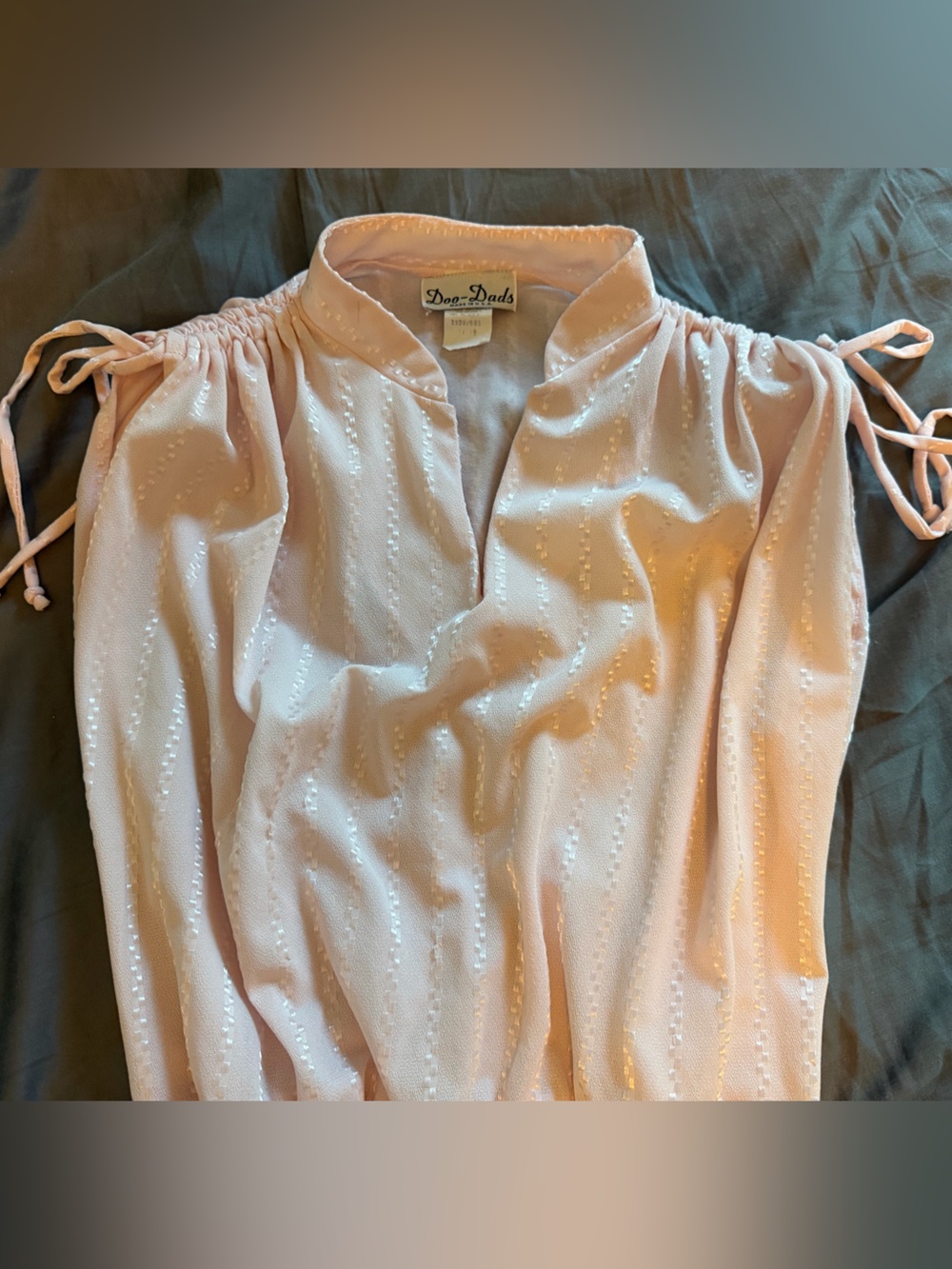 Super vintage baby pink dress- Rose Nylund vibes.